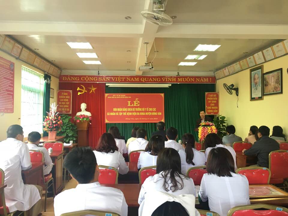 Bệnh viện Đa khoa huyện Đồng Văn vinh dự nhận bằng khen của Bộ Y tế
