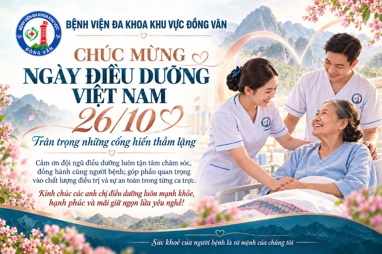 CHÚC MỪNG NGÀY ĐIỀU DƯỠNG VIỆT NAM 26/10 - NHỮNG NGƯỜI GIỮ ẤM NIỀM TIN NƠI ĐỊA ĐẦU TỔ QUỐC